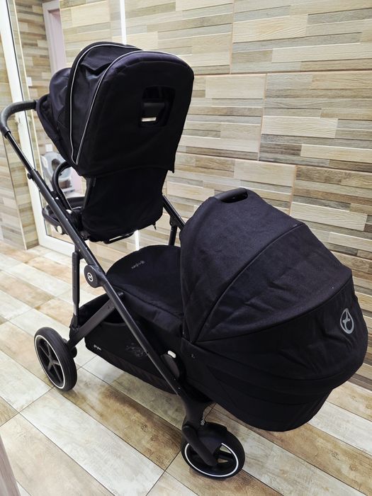 3в1 Cybex Gazelle S Moon Black - Като нова! Идеална за породени деца + ПОДАРЪК