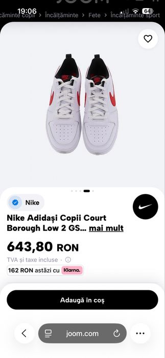 Vand nike court borough low 2