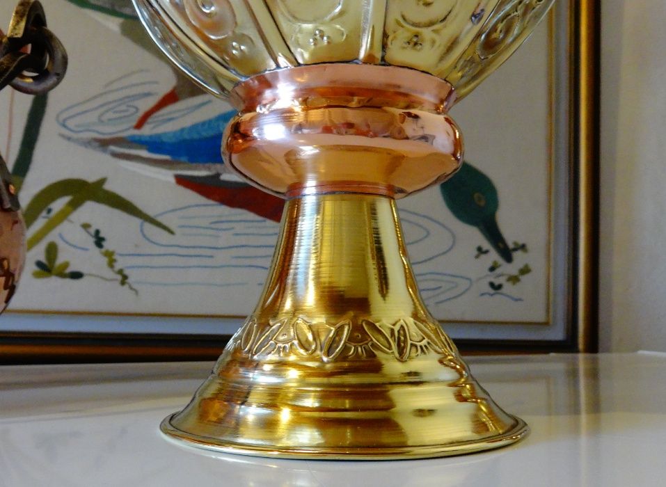 Медна ваза,медна кана,амфора 1.6 кг.