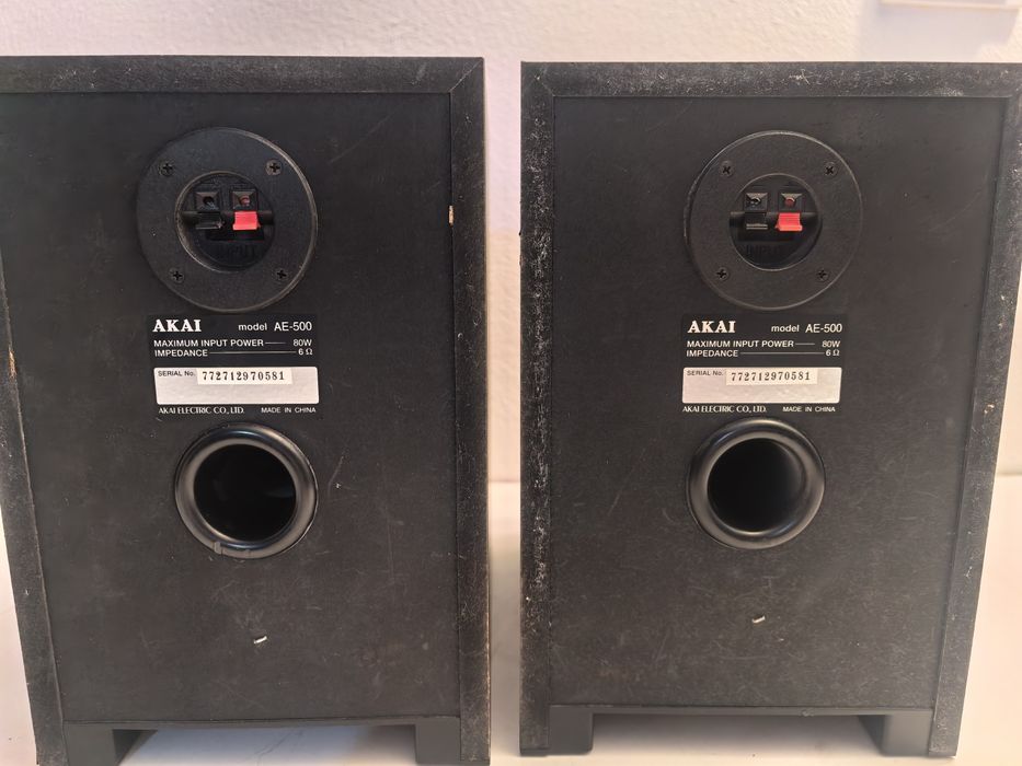 Boxe Akai AE 500 de raft pasive 2x80W 6 ohmi