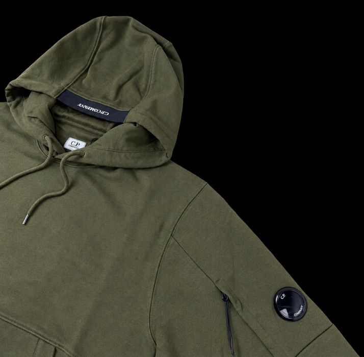 худи C.P. Company olive green