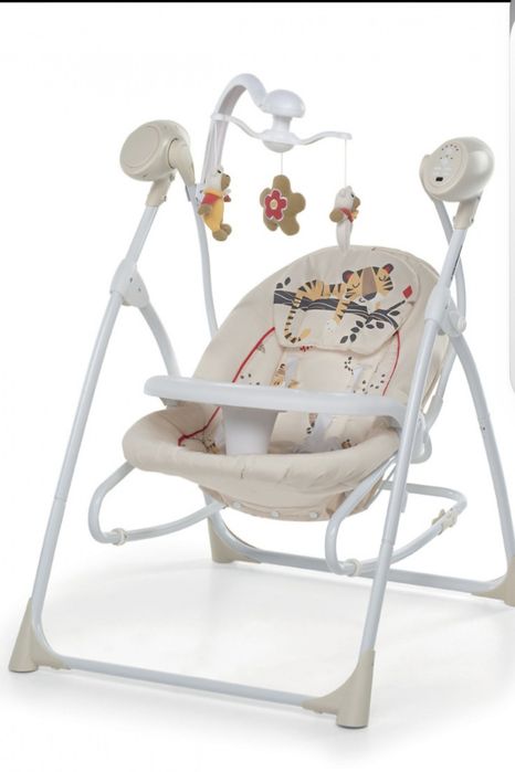 Balansoar electric bebe Foppapedretti, cu telecomandă, stare foarte bună