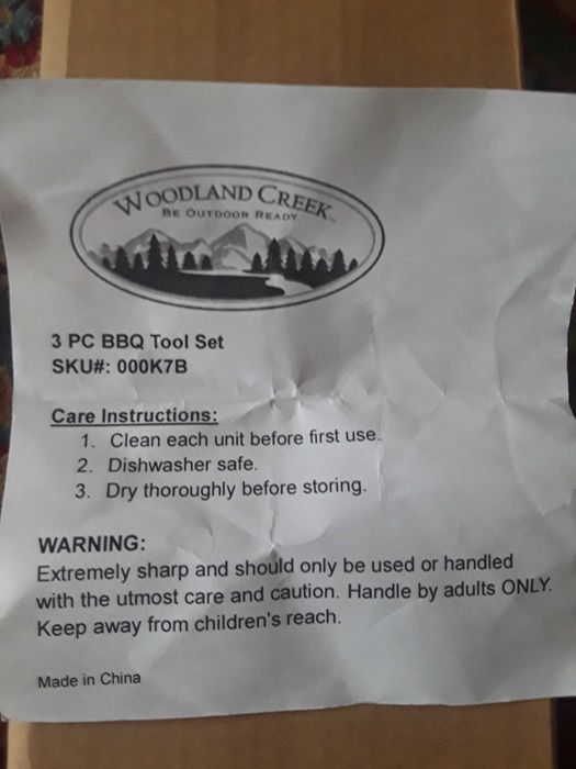 Set 3 piese barbeque