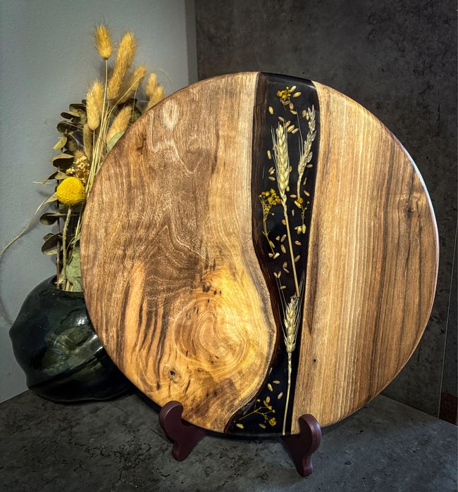 Плата от  орех и епоксидна смола