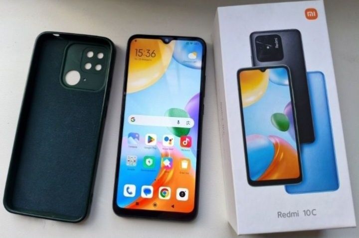 Redmi 10C с коробкой.