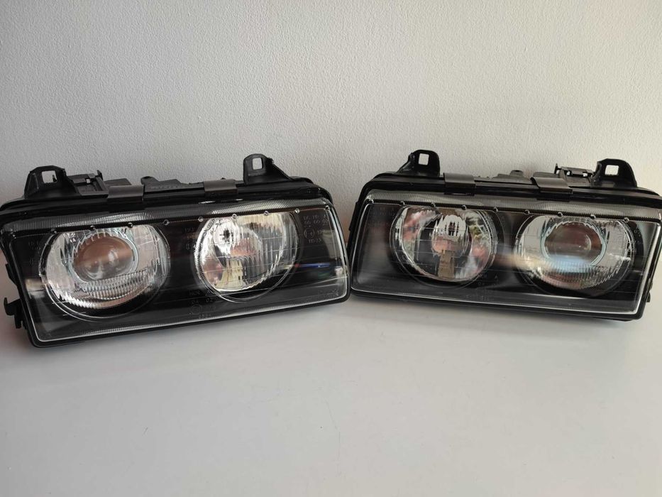 Фарове БМВ Е36 Нови Стъклени с лупи ДЕПО BMW E36 Depo farove