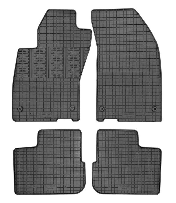 Set covorase auto din cauciuc Fiat Tipo Sedan 2015-, Negre