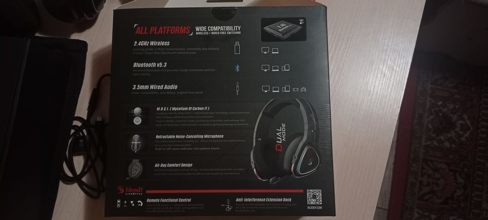 Наушники A4 tech bloody mr 710