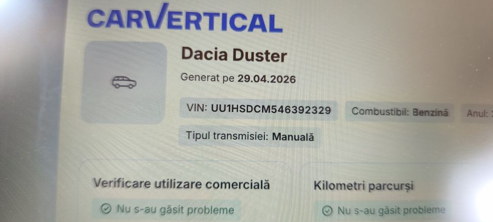 Dacia Duster 1.6 Benzina  2012