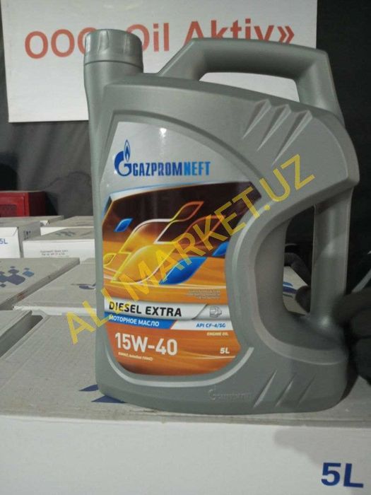 Моторное дизельное масло Газпромнефть Diesel Extra CF-4/SG 15w40 5л