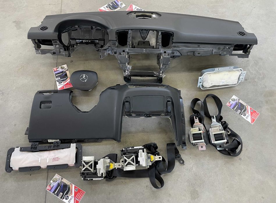 Mercedes Benz ML GLS GL kit airbag plansa de bord set centuri