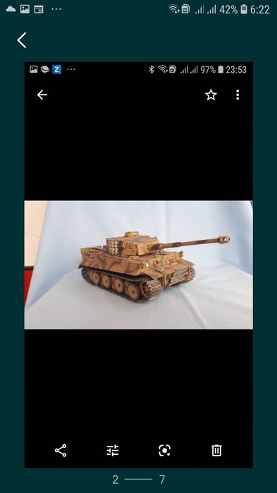 Модель танка Тигр.