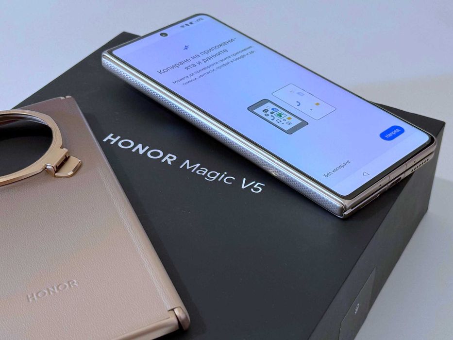 Бартер! Honor Magic V5 512/16GB Dawn Gold (Златист) 5 Цикъла.