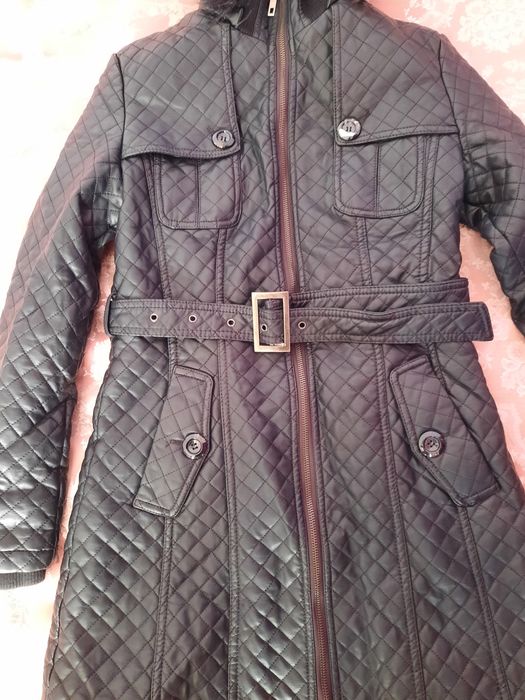 Geaca imblanita imitatie piele