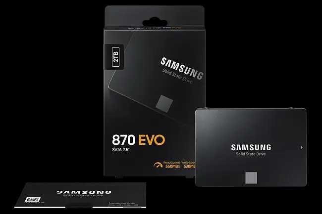 SSD 2TB Samsung 870 EVO interfata SATA 3 sata III 2 TB Nou Sigilat