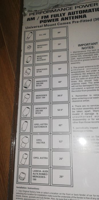Универсальная выдвижная антенна