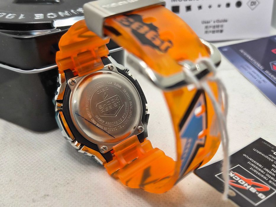 Ceas Sport Barbati Casio g shock GA2100SS METAL Limited Edition orange. Nou,Garantie 2 ani
