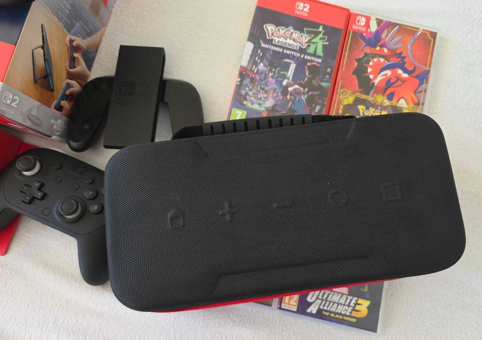 Nintendo Switch 2 + Pro Controller + 8 игри
