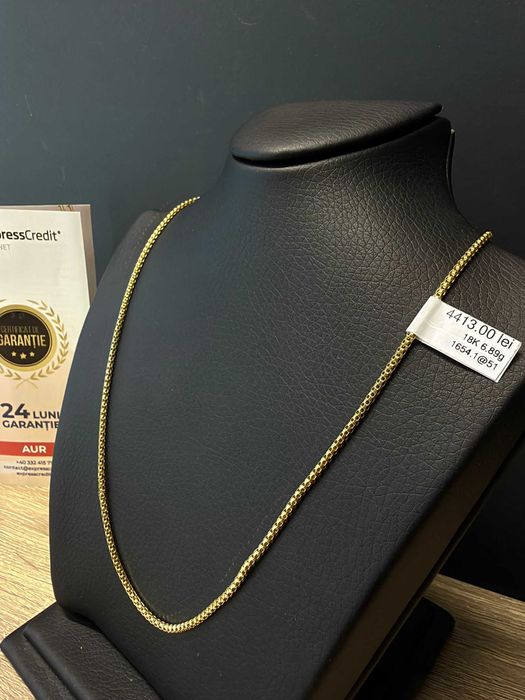 [AG51] Lant aur 18k 6.89g B1654.1 - Garantie 2 ani!