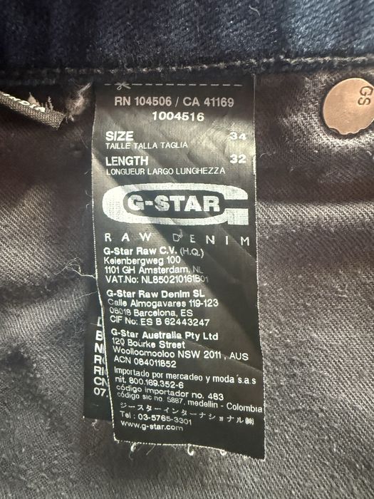 Дънки G-Star Raw 34/32