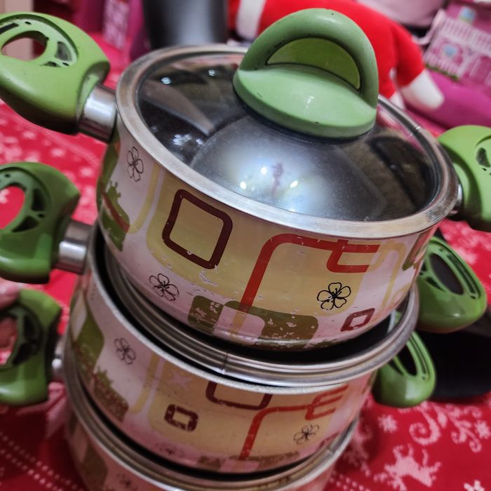 Набор кастрюль 1,2,3 л Tac Турция состояние отличное