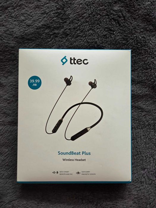 Безжични слушалки Ttec Soundbeat Plus Black