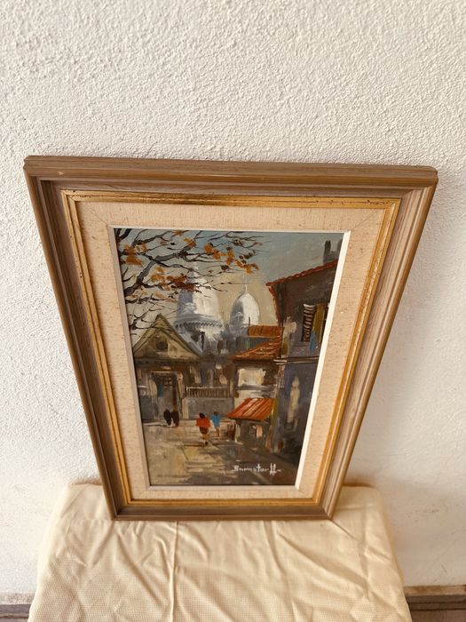 Винтидж картина – масло върху платно | 40×65 см | Шведски произход