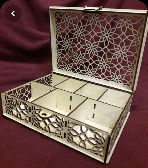 Шкатулка из дерева с узором или гравировкой | Подарок на никох / свадь