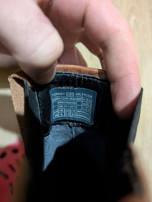 Cizme Chelsea Tommy Hilfiger 38 noi