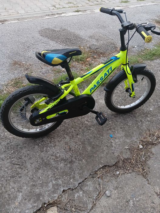 Детско колело PASSATI 16 цола с помощни колела -60€-0883470565
