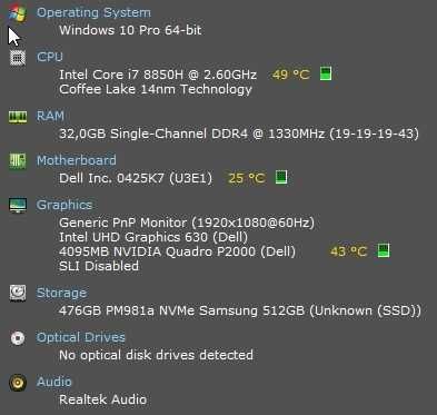Професионален лаптоп Dell Precision 7530