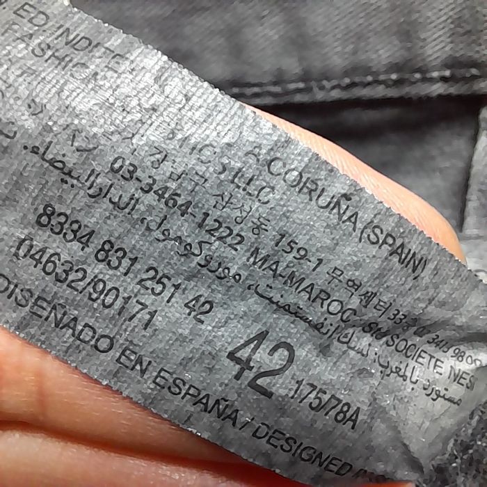 Pantaloni Cargo Gri STR (Stradivarius)  antracit Talie 42  Croială Dr