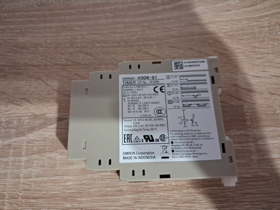 Releu de timp universal Omron H3DK-S1, NOU