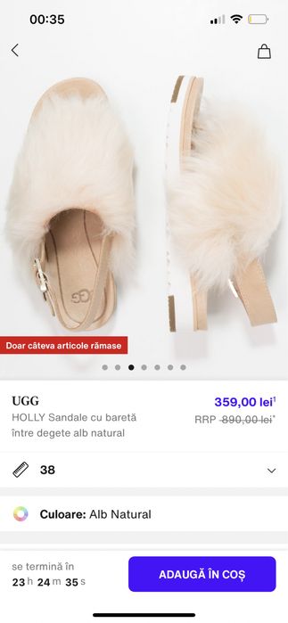 UGG HOLLY originali marimea 38 noi