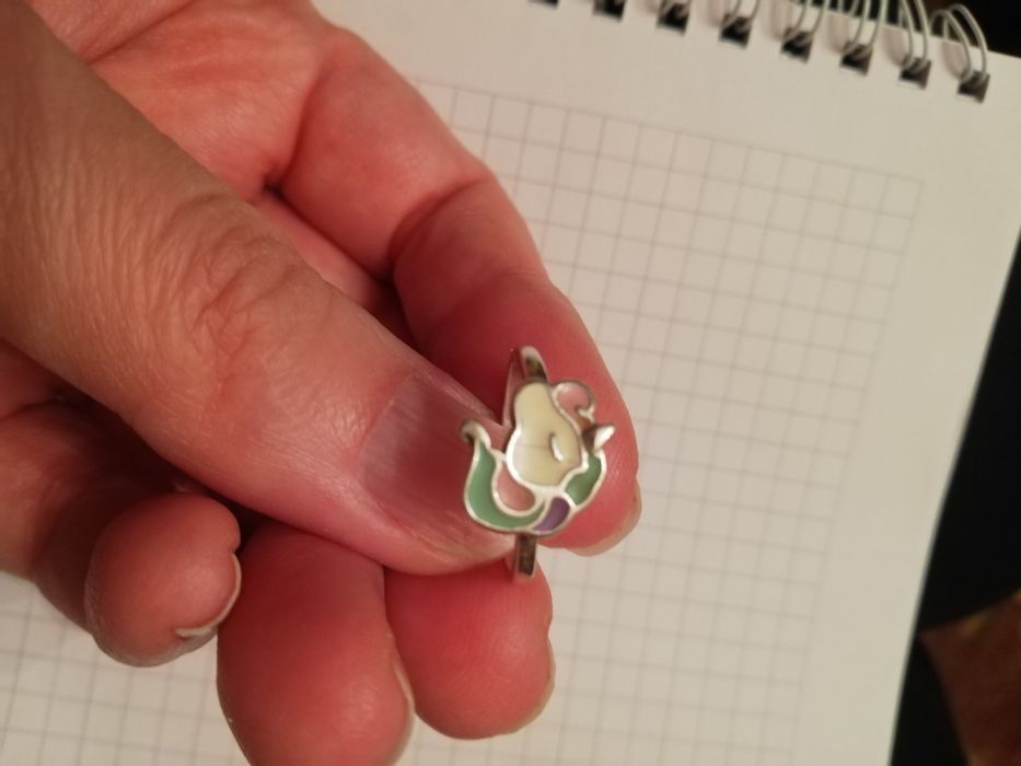 Комплект серебряный Единорог для девочек