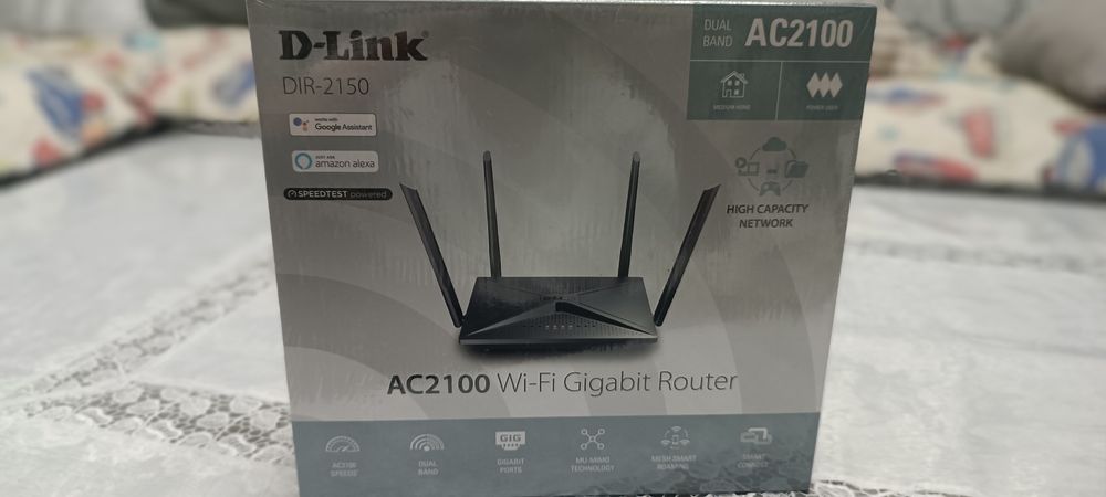Wifi gigabit router D-link dual band AC2100