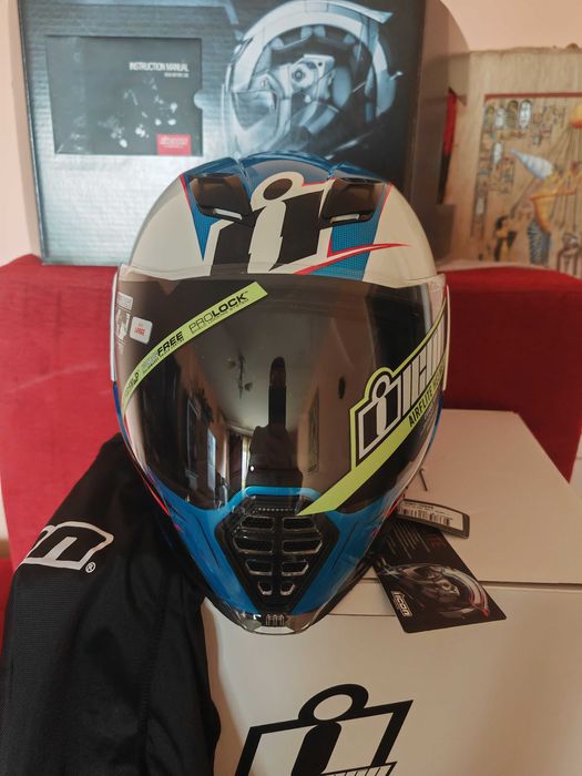 Cască Icon Airflite NOUA M-L moto ATV Shoei AGV HJC Shark Schuberth