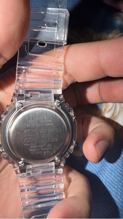 Casio G-shock первый экземпляр с миром