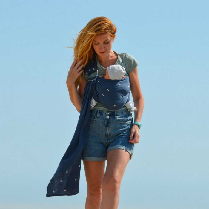 Муселинов слинг с халки Nashsling | Ринг слинг от памук - Soft