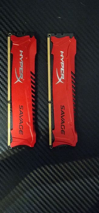 Memorie HyperX Savage Red 8GB, DDR3, 1600MHz, kit 2x 4GB