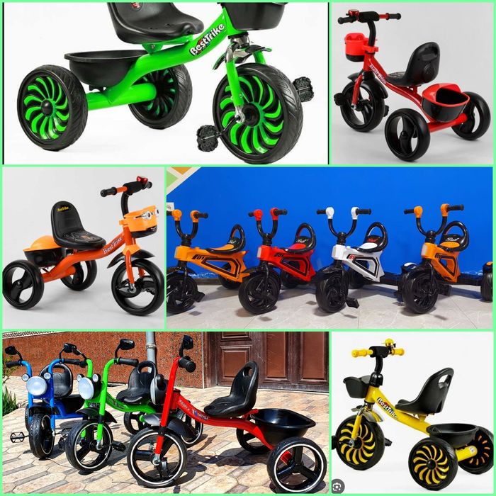 Большой ассортимент детских велосипедов