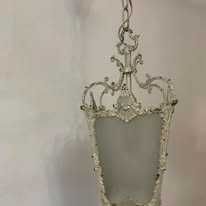 Aplica tavan alba din bronz