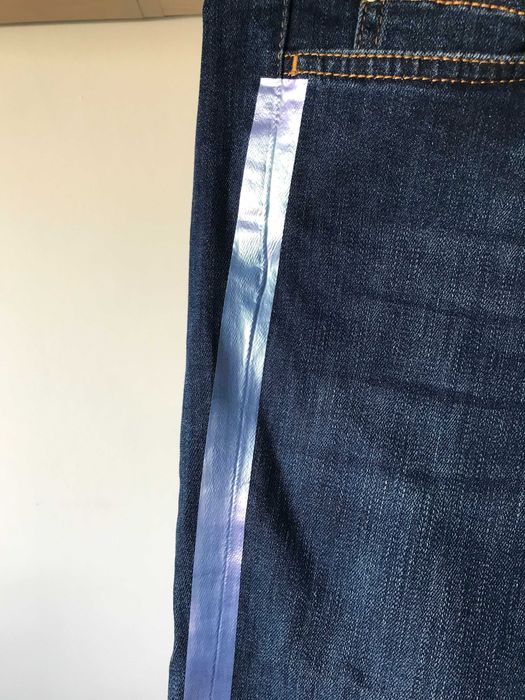 Blug cu bandă Blugi albaștri de damă mărime 38