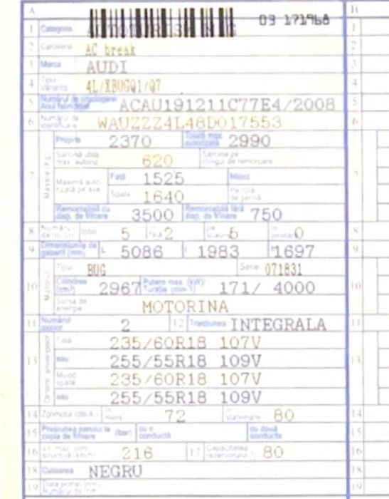 Audi Q7 motor defect