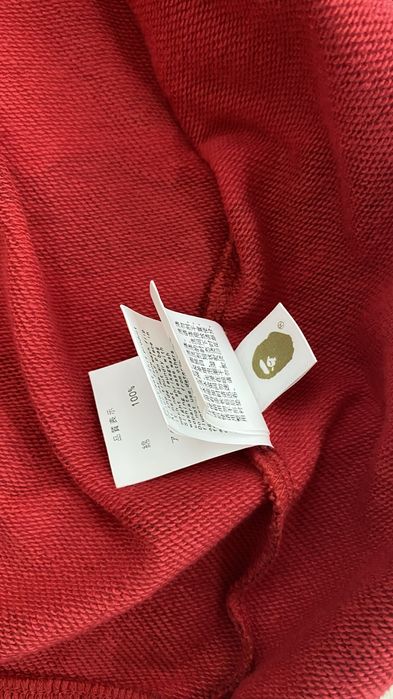 Зипка bape red размер хл