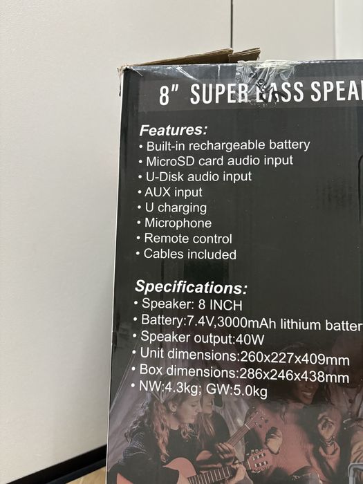 Колонка с микрофоном (караоке)