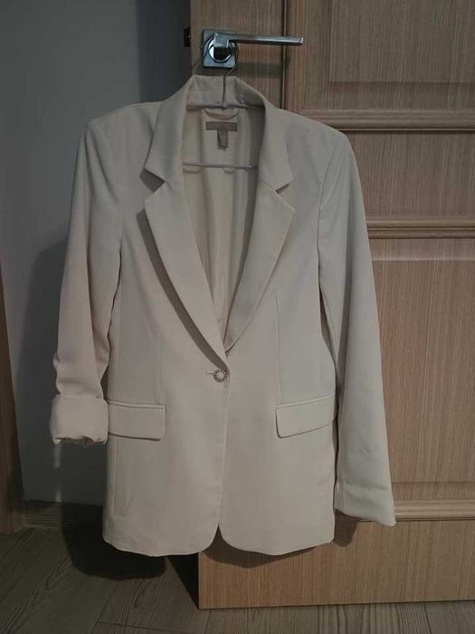 sacou alb H&M, mărimea XS