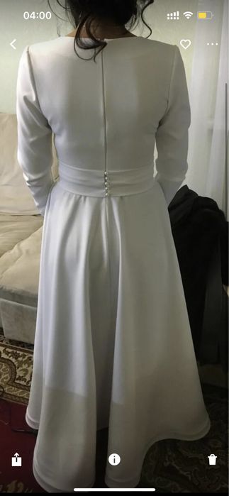 Продам белое платье