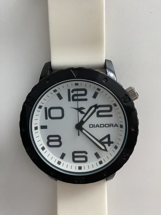 Ceas nou Diadora curea alba silicon