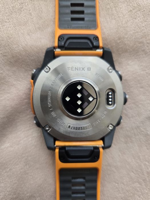 Часовник Garmin fenix 8 51 titan sapphire 1 година гаранция